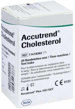 Accutrend Cholesterol 25 Teststreifen