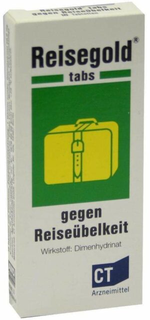 Reisegold Tabs Gegen Reiseübelkeit 10 Tabletten