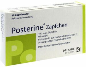 Posterine 10 Suppositorien