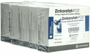 Zinkorotat Pos 500 Magensaftresistente Tabletten