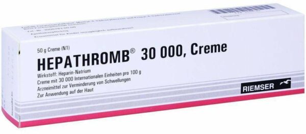 Hepathromb Creme 30.000 I.E 50 G