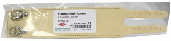 Handgelenkriemen 20 Leder 2 Schnallen Gef