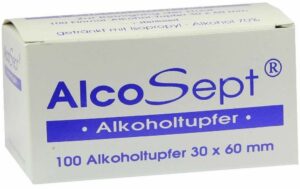 Alkoholtupfer Alcosept