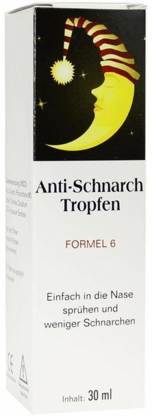 Anti Schnarch Tropfen Formel 6 30 ml Tropfen