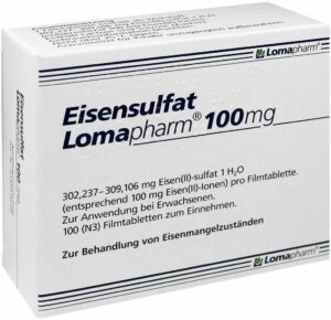 Eisensulfat Lomapharm 100 mg 100 Filmtabletten