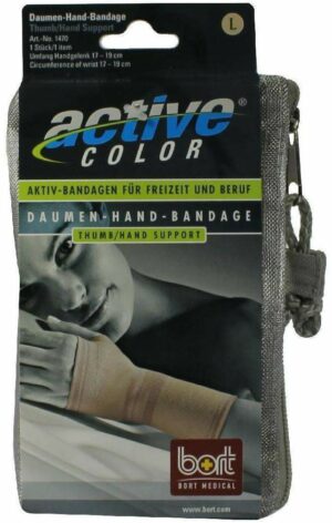 Bort Activecolor Daumen Hand Bandage Large Hautfarben