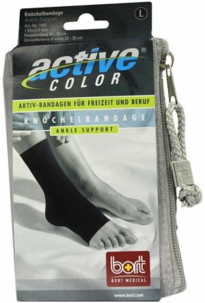 Bort Activecolor Knöchelbandage Large Schwarz