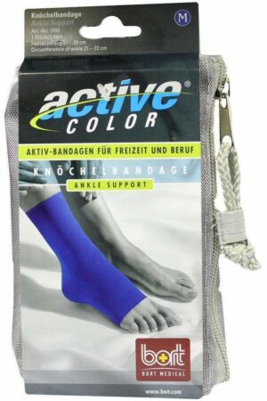 Bort Activecolor Knöchelbandage Medium Blau