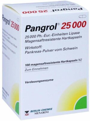 Pangrol 25000 100 Hartkapseln Mit Magensaftresistenten Überzug