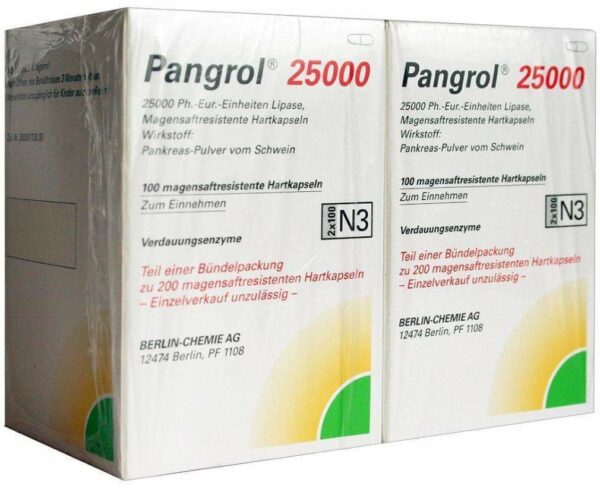 Pangrol 25000 200 Hartkapseln Mit Magensaftresistentem Überzug