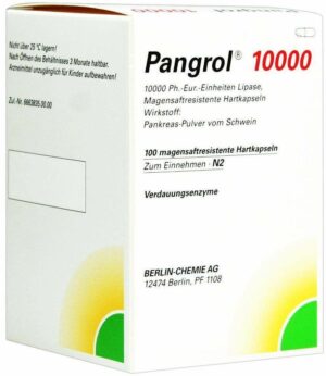 Pangrol 10000 Hartkapseln 100 Mit Magensaftresistentem Überzug