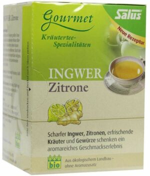 Ingwer Zitrone Tee Salus Filterbeutel