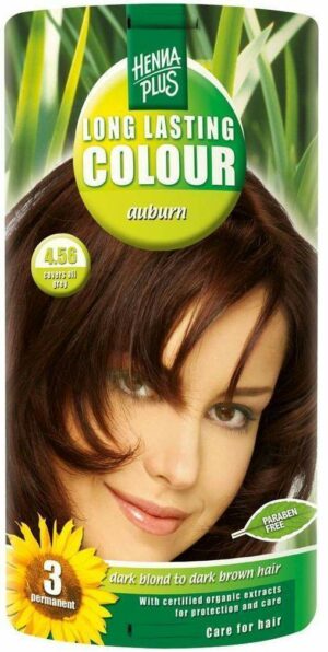 Hennaplus Long Lasting Colur Farbe Rot-Braun 4