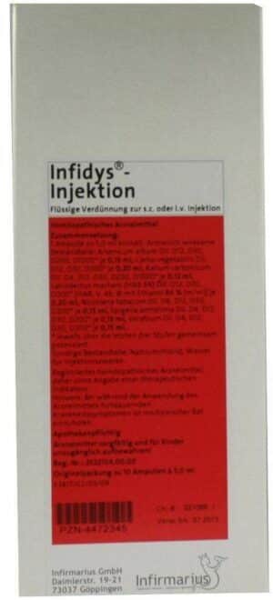 Infidys Injektion 10 X 5 ml Ampullen