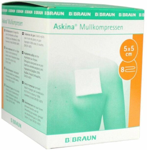 Askina Mullkompressen 5 X 5 cm Steril 25 X 2 Kompressen