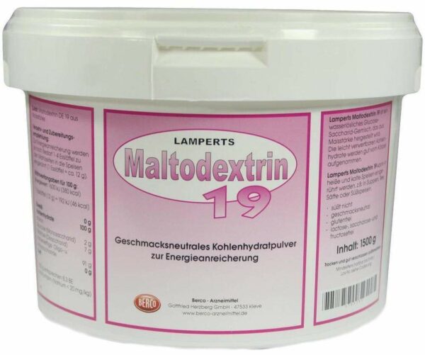 Maltodextrin 19 Lamperts Pulver 1500 G Pulver