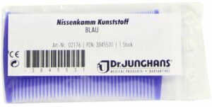 Nissenkamm Kunststoff Blau 1 Stück