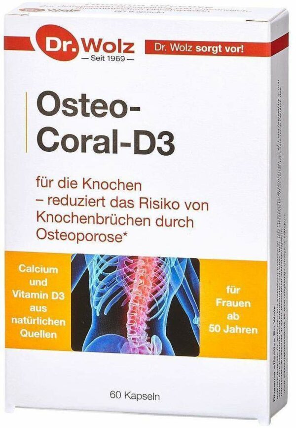 Osteo Coral D3 Dr.Wolz 60 Kapseln