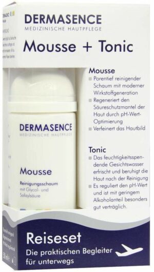 Dermasence Reiseset: Mousse Plus Tonic 2 X 50 ml Kombipackung