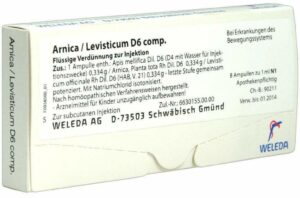Arnica Levisticum Comp. D 6 Weleda 8 X 1 ml Ampullen