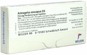 Astragalus Exscapus D 3 Ampullen 8 X 1 ml