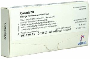 Weleda Cerussit D8 8 X 1 ml Ampullen