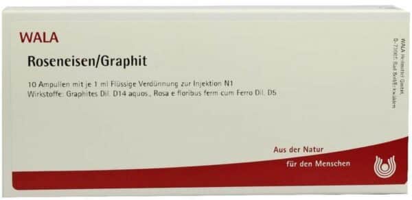 Wala Roseneisen Graphit Ampullen 10 X 1 ml