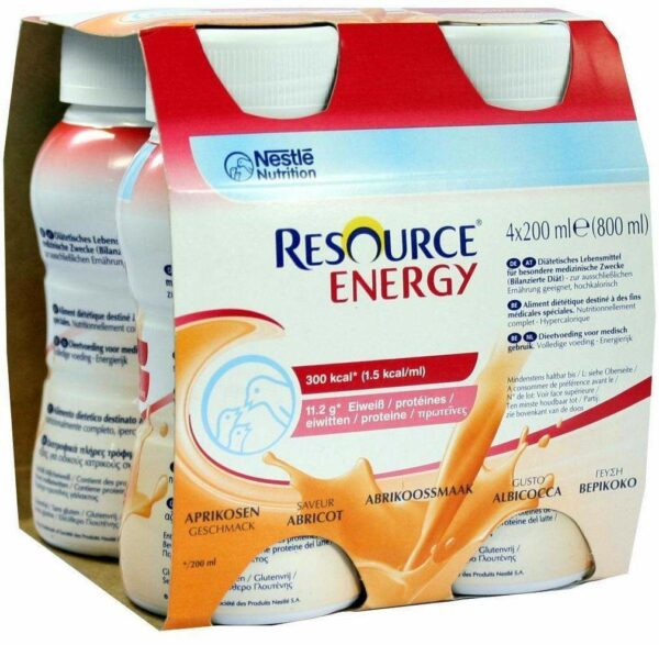 Resource Energy Aprikose 4 X 200 ml