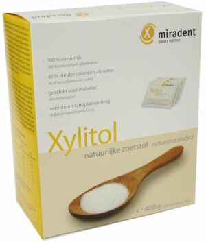 Miradent Zuckerersatz Xylitol Pulver Sachets