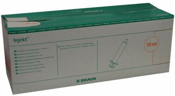 Braun Injekt Spritzen Mit Exzentrisch Konus Luer 100 X 10 Ml...