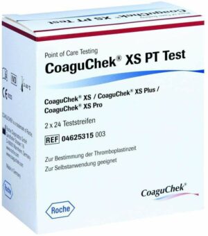 Coaguchek Xs Pt Test 2 X 24 Teststreifen