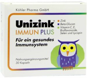 Unizink Immun Plus 30 Kapseln