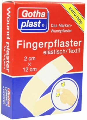 Gothaplast 5 X 2 Fingerverbände 12 X 2 cm Elastisch