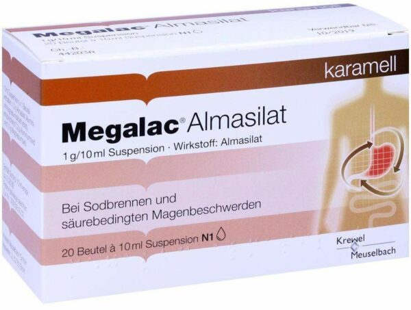 Megalac Almasilat 20 X 10 ml Suspension