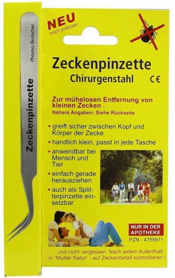 Zeckenpinzette Aus Chirurgenstahl 1 Stück