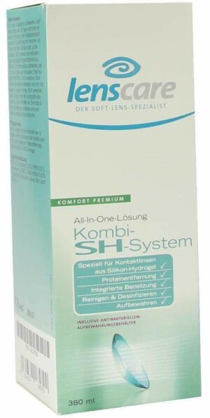 Lenscare Kombi Sh System Lösung 380 ml + 1 Behälter