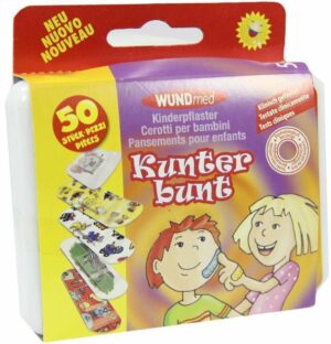 Kinderpflaster Kunterbunt 50 Pflaster