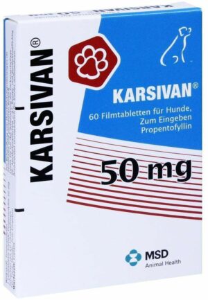 Karsivan 50 mg für Hunde 60 Filmtabletten