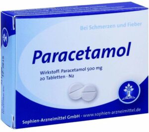 Paracetamol Sophien 500 20 Tabletten