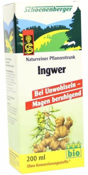 Ingwer Pflanzentrunk Schoenenberger