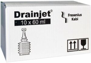 Freka Drainjet Fresenius 10 X 60 ml Kochsalzlösung 0