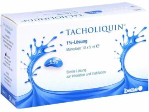 Tacholiquin 1 % 10 X 5 ml  Lösung Monodose