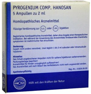 Pyrogenium Comp. Hanosan Ampullen 5 X 2 ml Ampullen