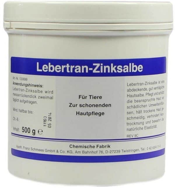 Lebertran Zinksalbe Vet 500 G Salbe