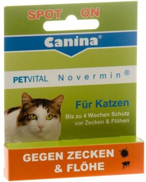 Petvital Novermin Flüssig Für Katzen 2 ml Flüssigkeit