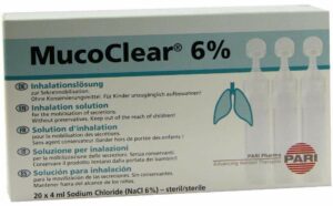 Mucoclear 6% Nacl Inhalationslösung 20x4 ml Inhalationslösung