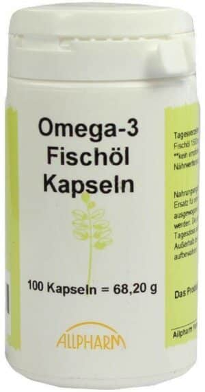 Omega 3 Fettsäuren Kapseln 100 Kapseln