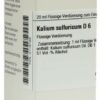 Kalium Sulfuricum D 6 Dilution