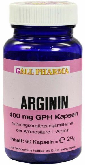 Arginin 400 mg Gph 60 Kapseln