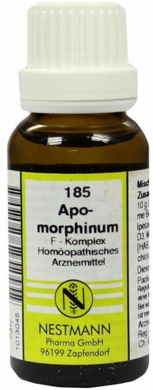 Apomorphinum F Komplex Nr. 185 20 ml Dilution